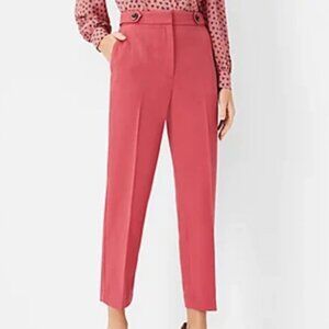 Ann Taylor The High Waist Straight Pant in Pucker Pink, size 2, NWT